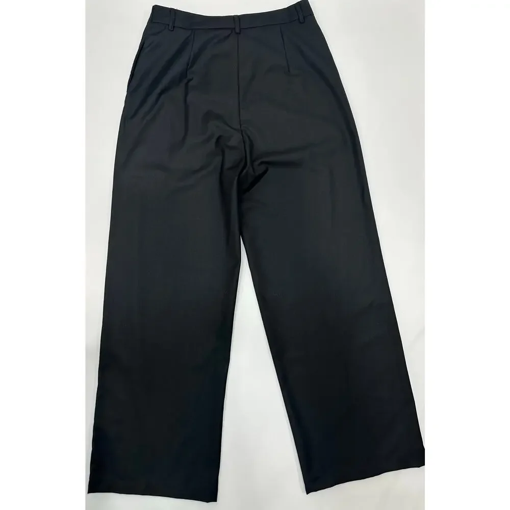 NWT Commense Black Wide Leg Dress Pants Elegant & Polished Size L - Picture 5 of 10